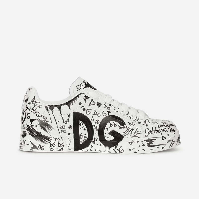 Dolce Gabbana Calfskin Portofino Whit Logo